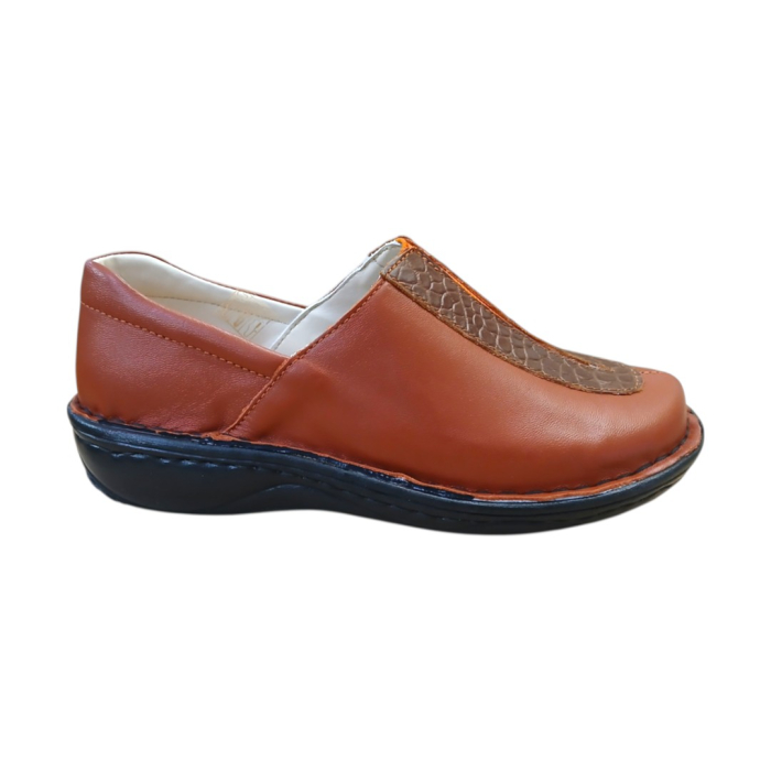 Pantofi Emi Slip-On din piele naturală maro [2]