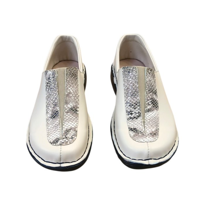 Pantofi Emi Slip-On din piele naturală bej [3]