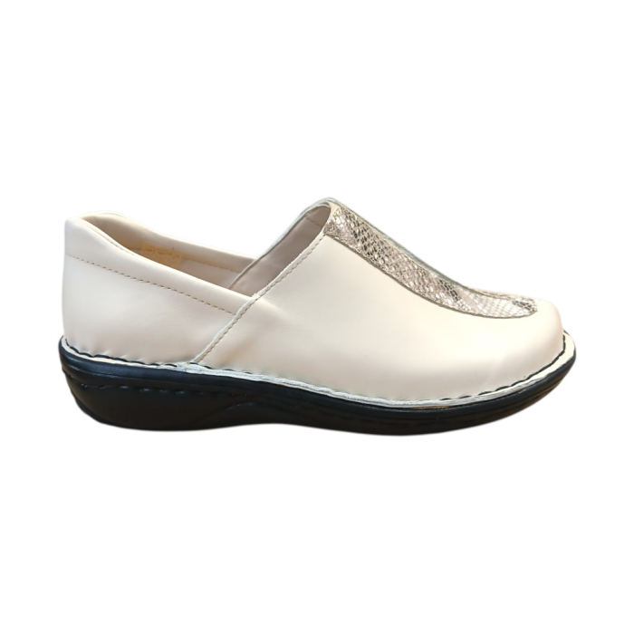 Pantofi Emi Slip-On din piele naturală bej [2]