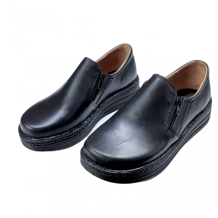 Pantofi femei negru piele naturala 9300 [2]