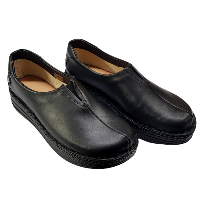 Pantofi femei piele naturala 9000 negru [2]