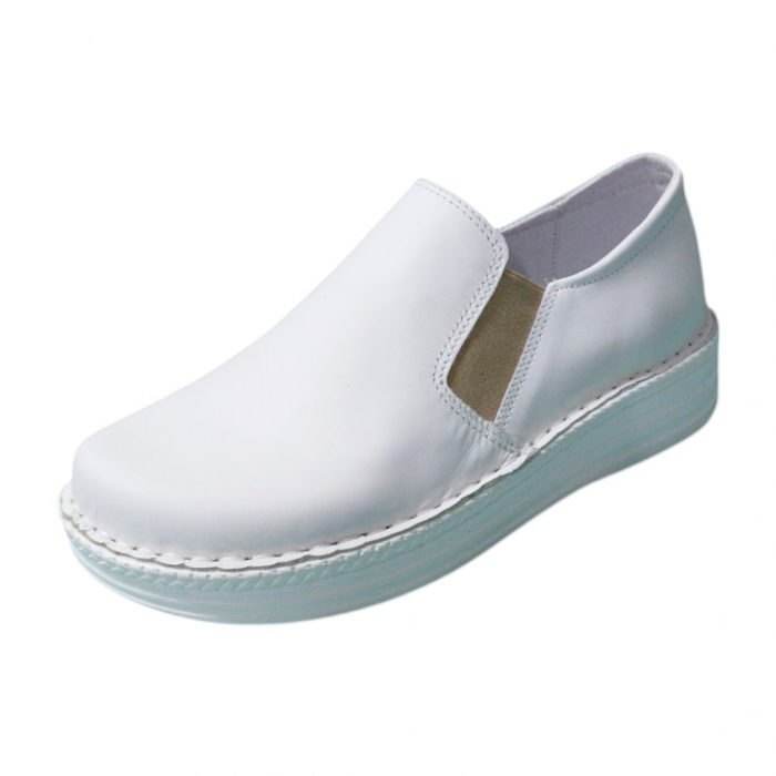 Pantofi femei piele naturala 9200 alb [3]