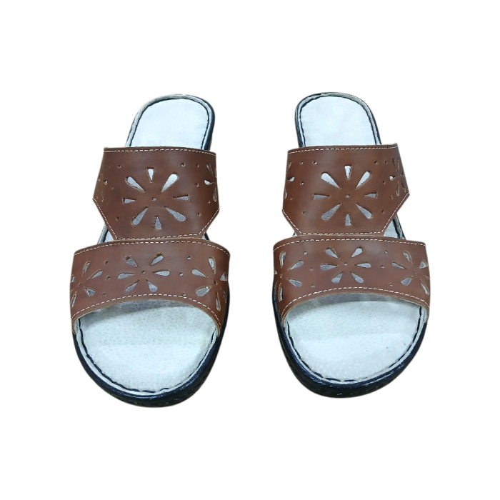 Papuci Dama din Piele Naturală 5202 maro [5]