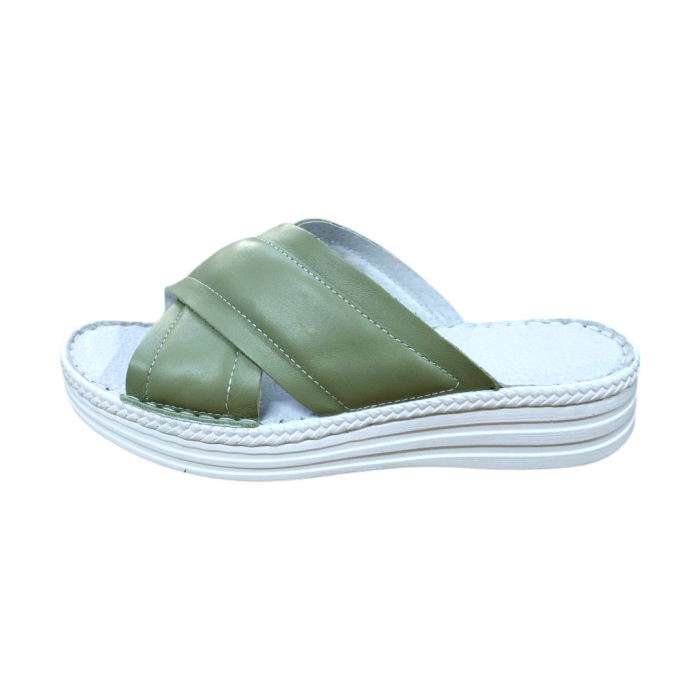 Papuci Damă din Piele Naturală Soft-touch fistic [2]