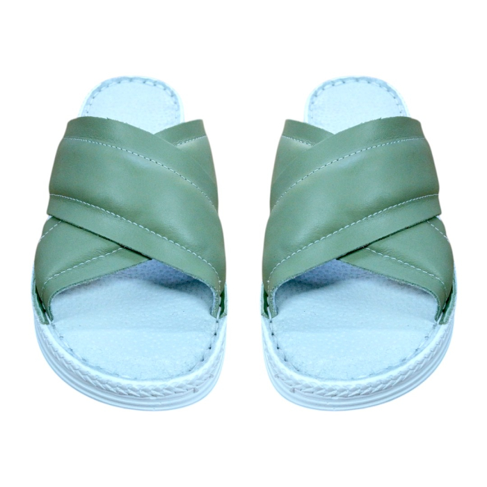 Papuci Damă din Piele Naturală Soft-touch fistic [3]