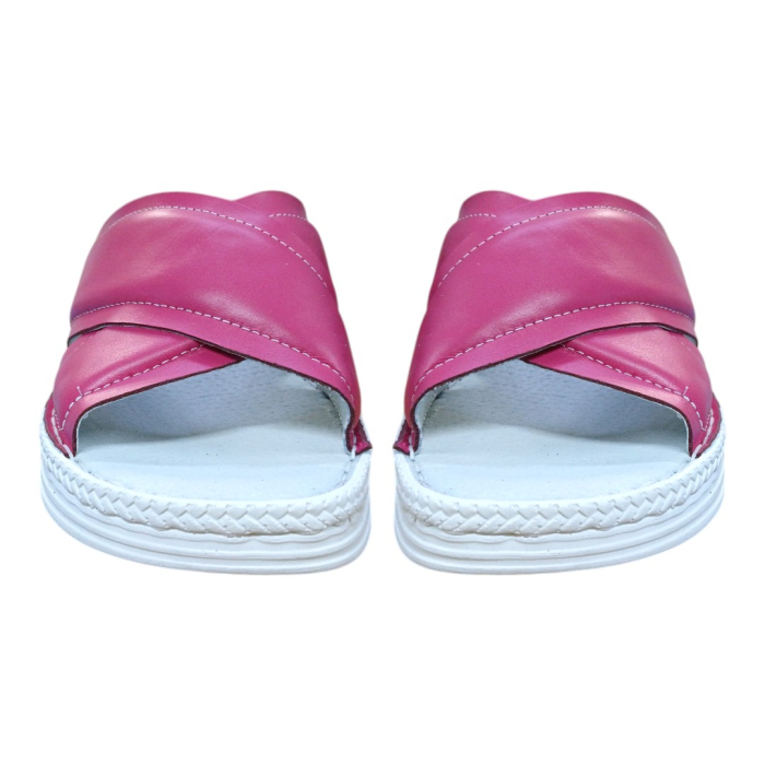 Papuci Damă din Piele Naturală Soft-touch roz [3]