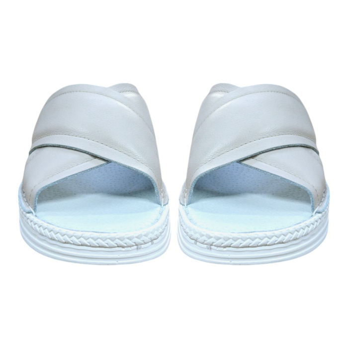 Papuci Damă din Piele Naturală Soft-touch crem [3]