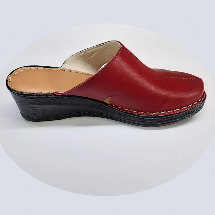 Papuci spital dama bordo [2]