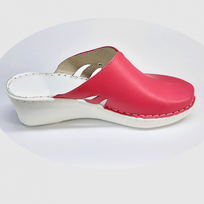 saboti dama piele inchisi in fata roz [2]