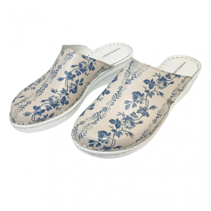 Saboti dama piele naturala serografiati [2]