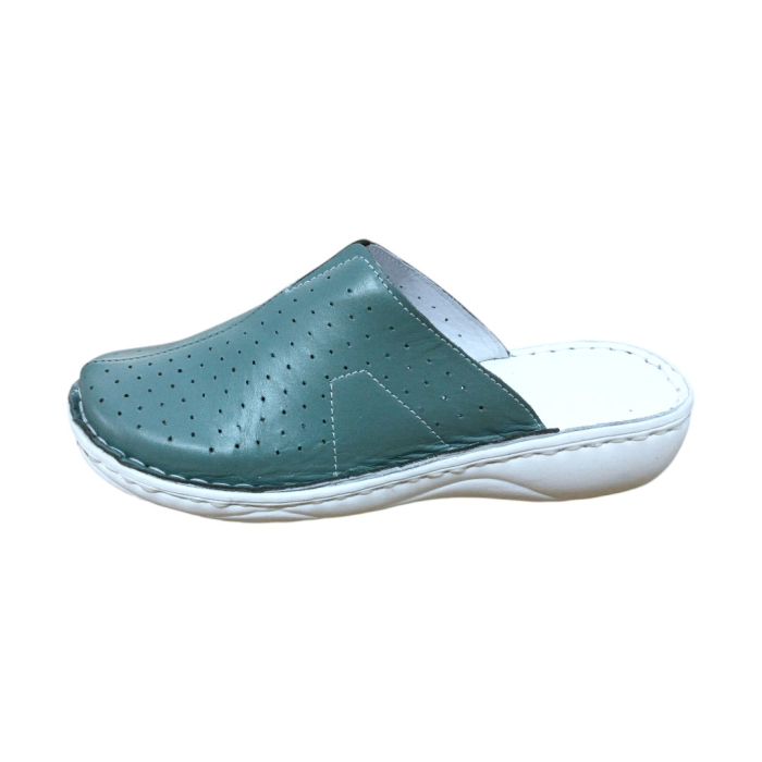 Saboti dama medicinali piele naturala 3060 olive [2]