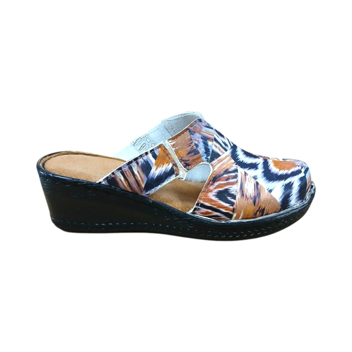 Saboti dama medicinali piele naturala 6007 multicolor [2]