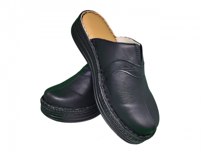 Saboti dama piele naturala 4306-negru [2]