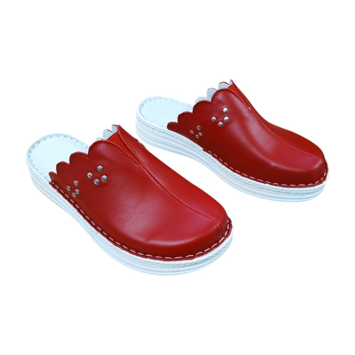 Saboti Dama Piele Naturala 4062 rosu-TA [3]