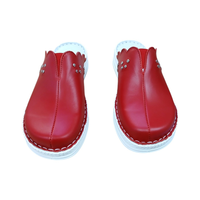 Saboti Dama Piele Naturala 4062 rosu-TA [4]