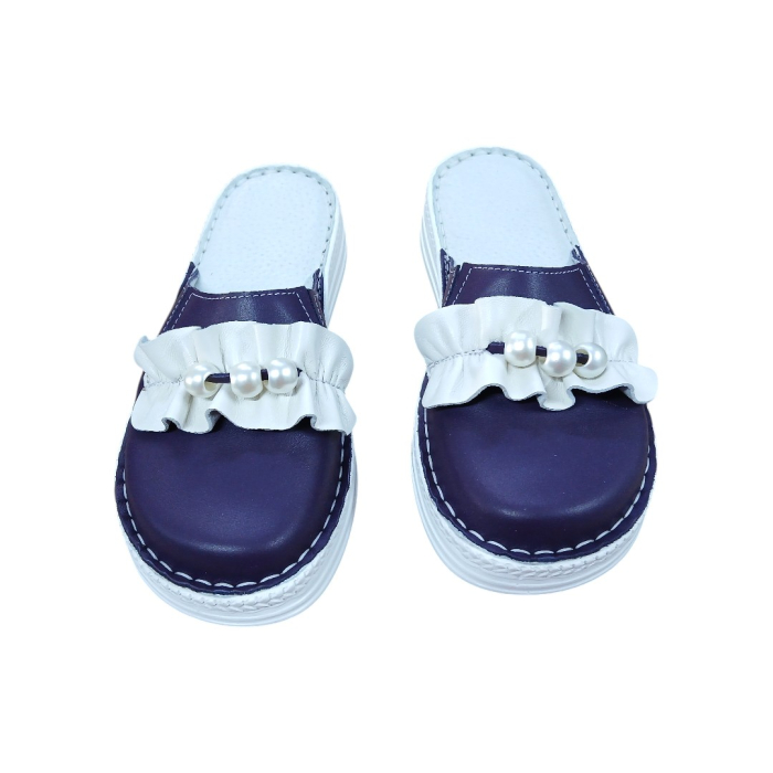 Saboti dama piele naturala-4505 mov [4]