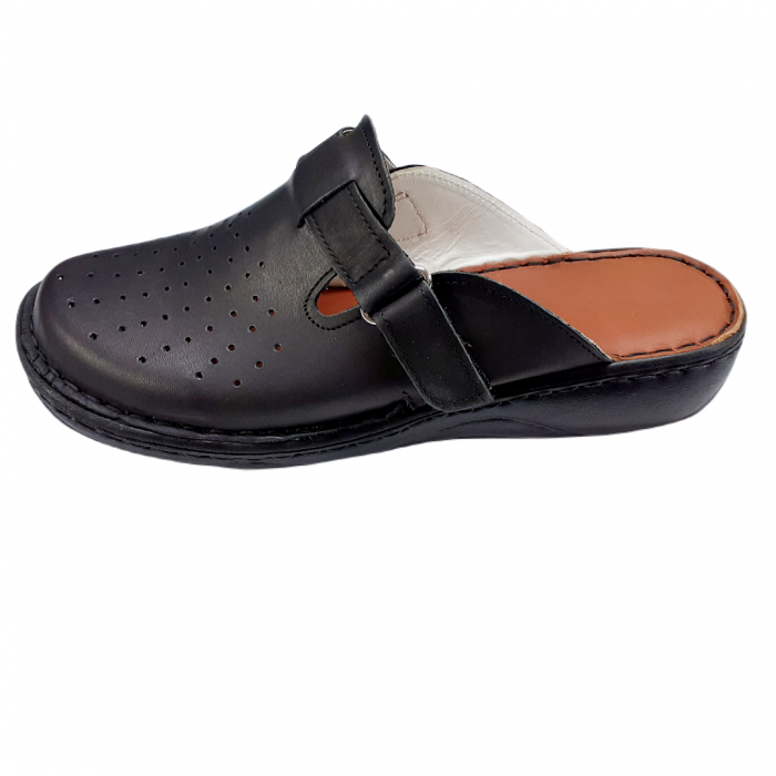 Saboti dama piele naturala 7002 negru [1]