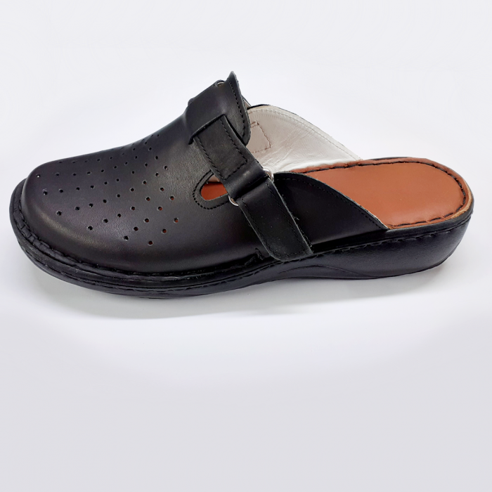 Saboti dama piele naturala 7002 negru [2]