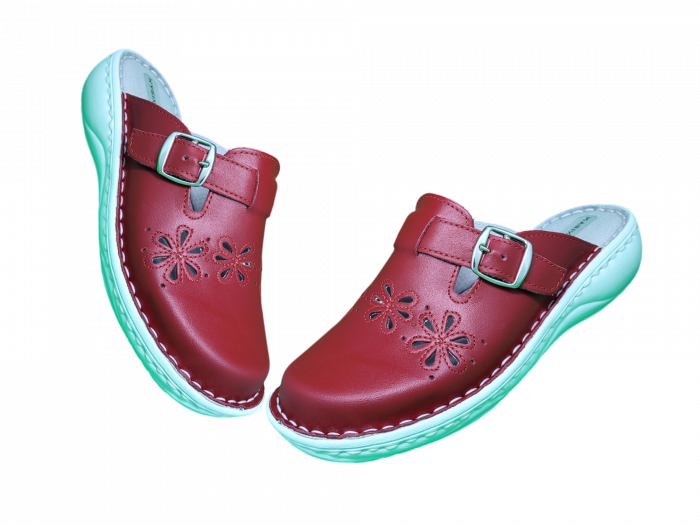 Saboti dama piele naturala 7015-rosu [3]