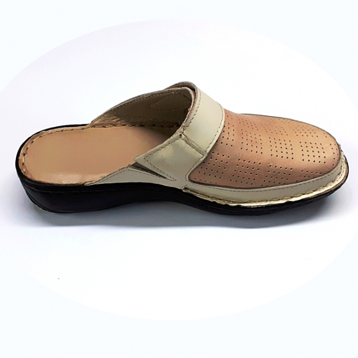 Saboti dama piele bej [3]