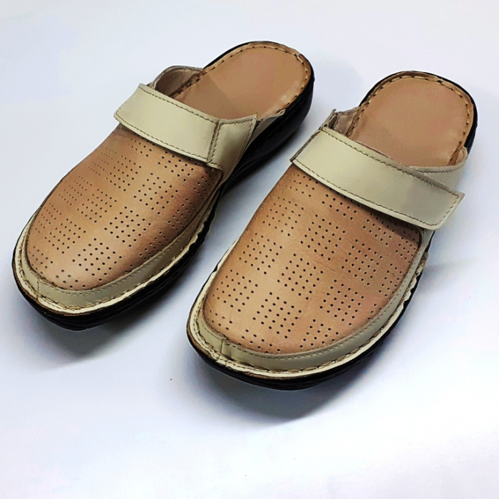 Saboti dama piele bej [1]