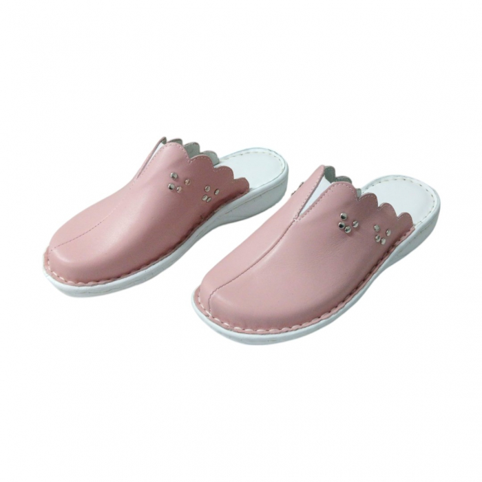 Saboti femei piele naturala 3062 fard [3]