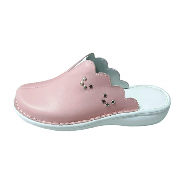 Saboti femei piele naturala 3062 fard [2]