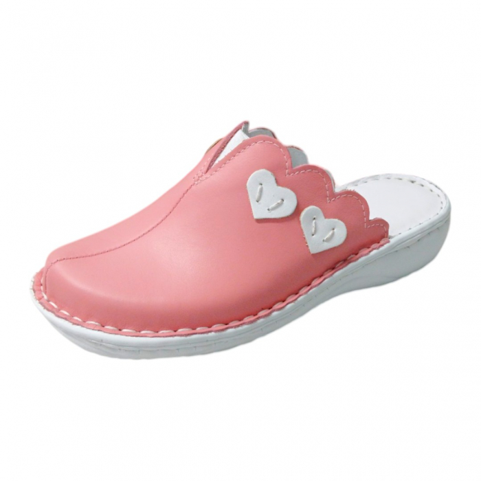 Saboti femei piele naturala 3600 roz [1]