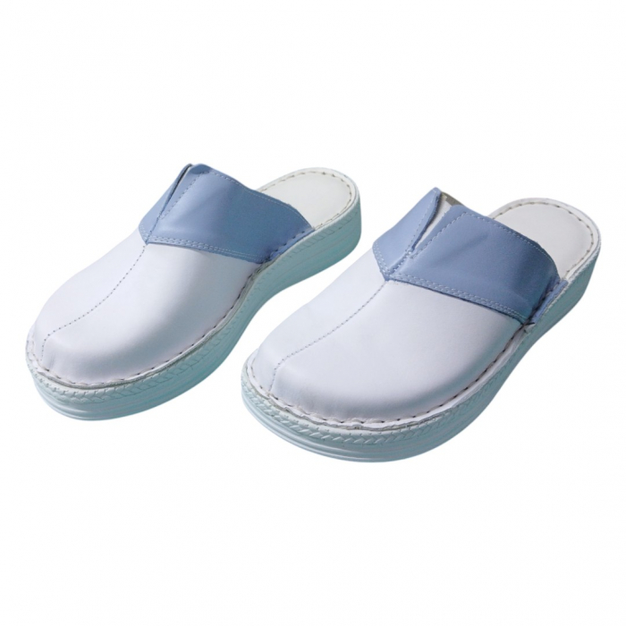 Saboti femei piele naturala 4400 azur [3]