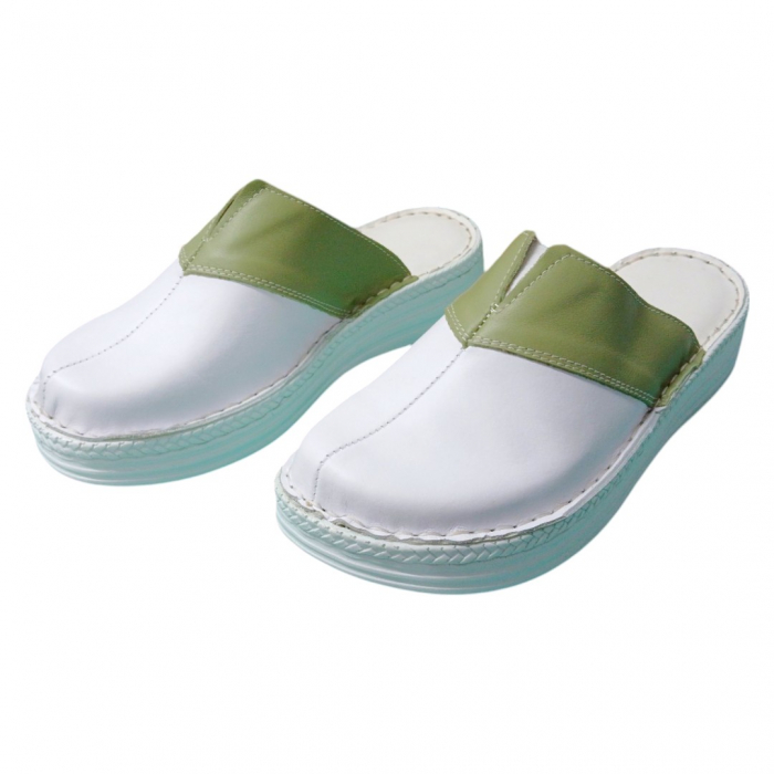 Saboti femei piele naturala 4400 fistic [3]