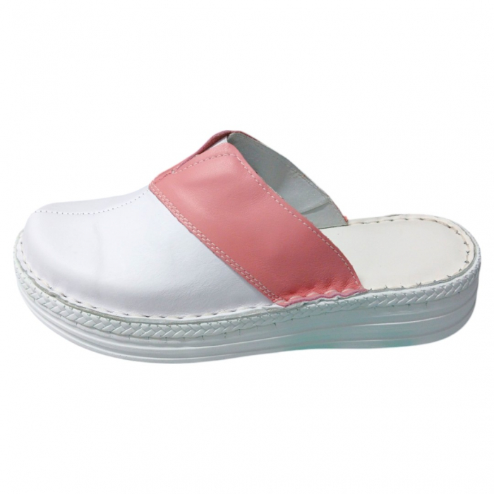 Saboti femei piele naturala 4400 roz [2]