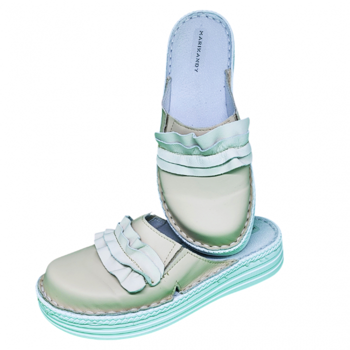 Saboti femei piele naturala 4500 bej [2]