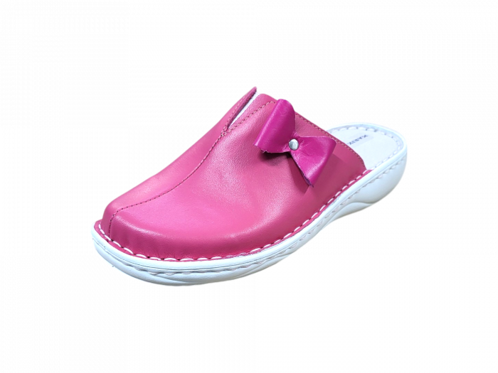 Saboti femei piele naturala 7300-roz [1]