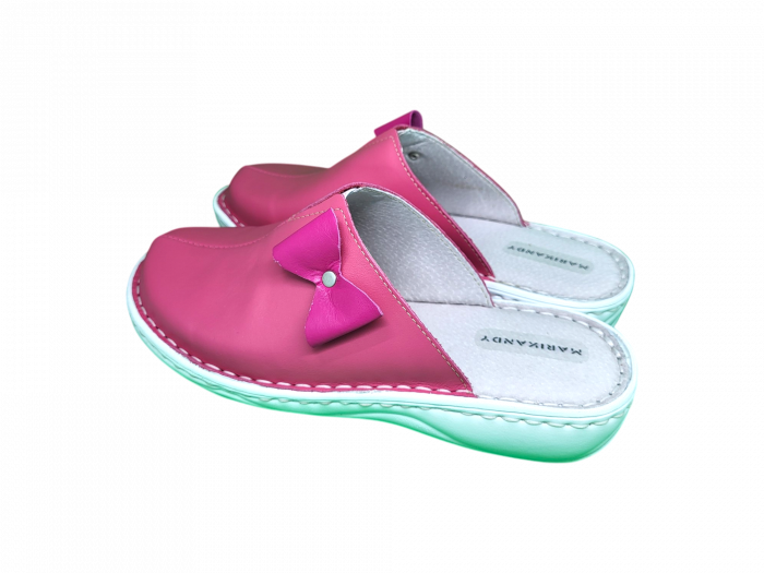 Saboti femei piele naturala 7300-roz [2]