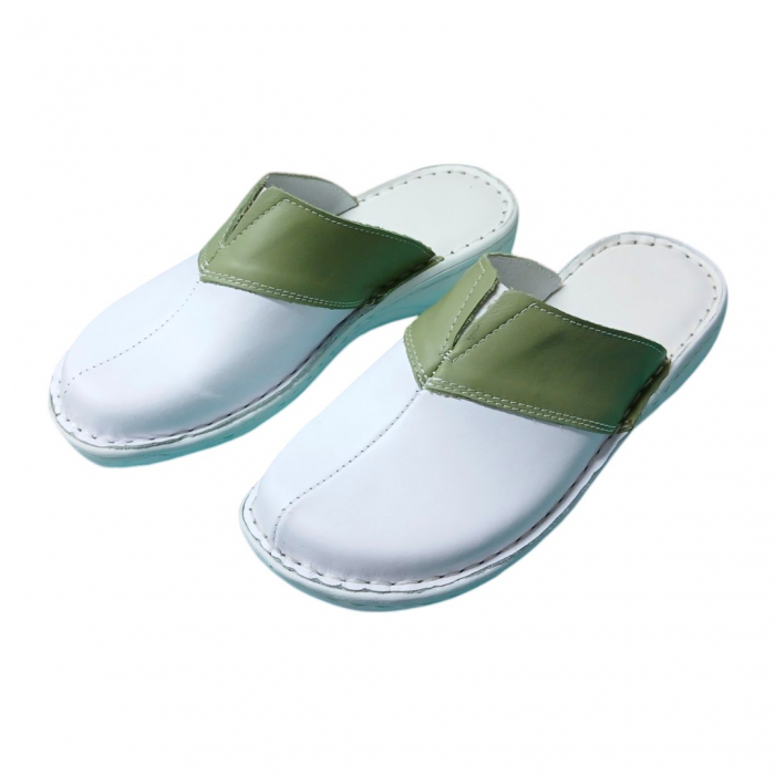 Saboti femei piele naturala 7400 fistic [2]