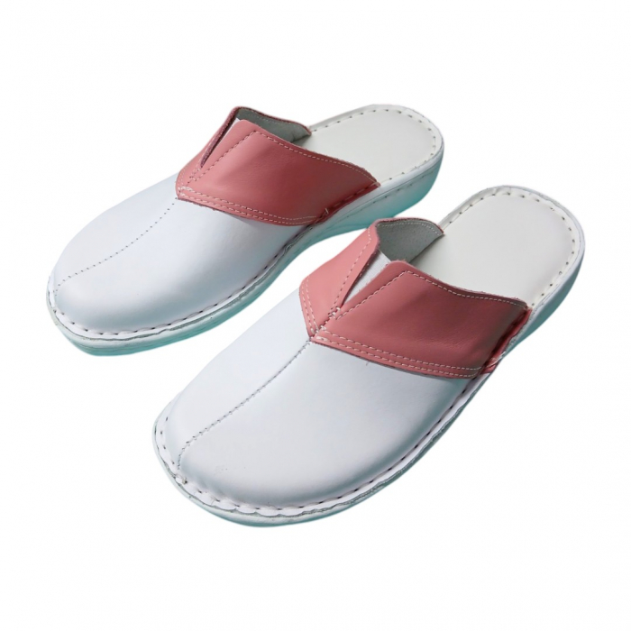 Saboti femei piele naturala 7400 roz [2]