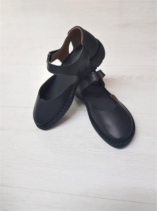 Sandale dama negru piele naturala Ana [2]