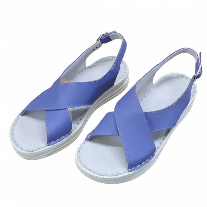 Sandale femei piele naturala Niky lila [2]