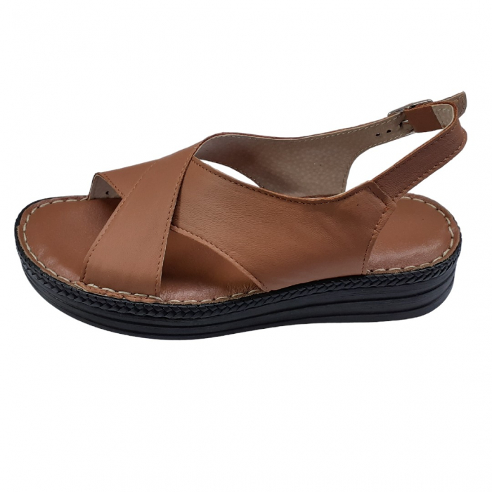 Sandale femei piele naturala Niky maro [1]