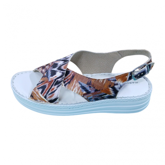 Sandale femei piele naturala Niky multicolor [3]