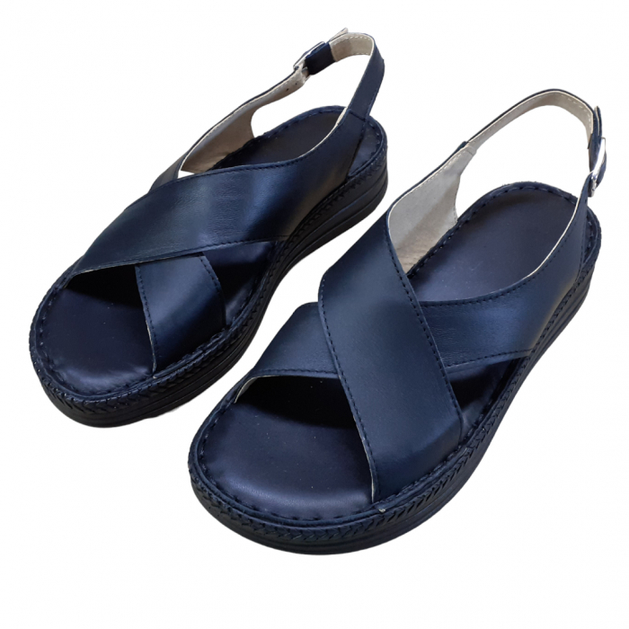 Sandale femei piele naturala Niky negru [2]