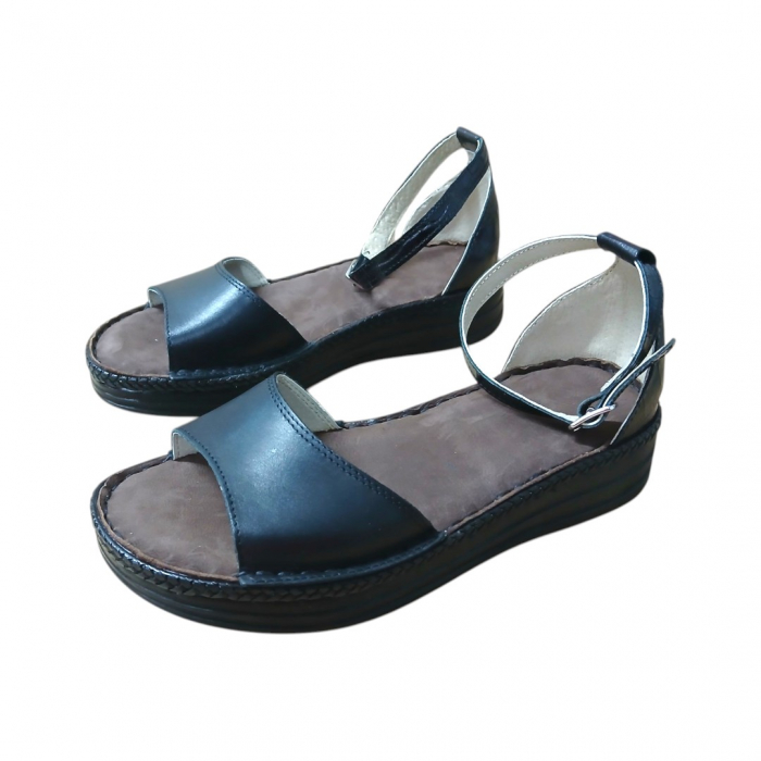 Sandale femei piele naturala Regina negru [3]