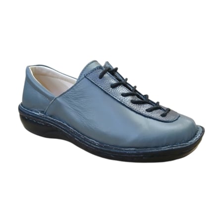 Pantofi Dama din Piele Naturala - Foresta Gri – Pantofi din piele cu șiret pentru rist înalt