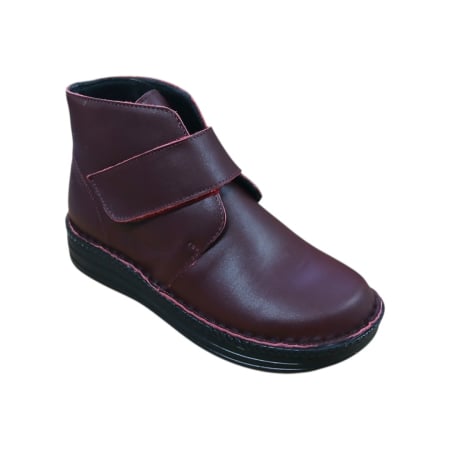 Ghete si Cizme Dama - Ghete Dama cu Scai din Piele Naturală 300 bordo