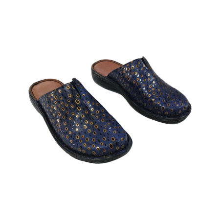 Oferta Saboti Dama Piele 3006 albastru cu buline [2]