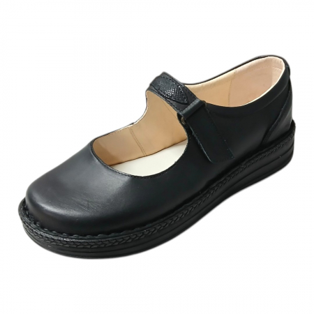 Pantofi dama din piele naturala - Pantofi femei piele naturala Dania negru