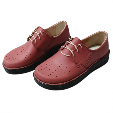 Pantofi femei piele perforata 9100 plamaniau [2]