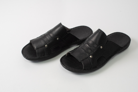 Papuci barbati din piele naturală - PAPUCI BARBATI 8504