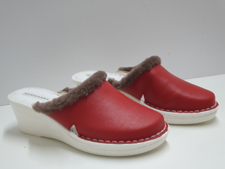 Saboti  Dama din piele hand made - Saboti dama piele naturala