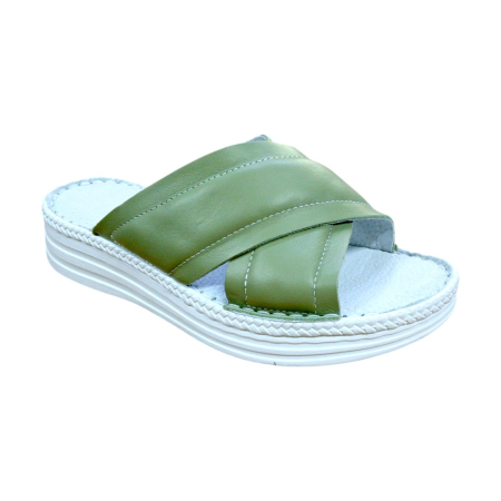 Papuci Dama din Piele Naturală - Papuci Damă din Piele Naturală Soft-touch fistic